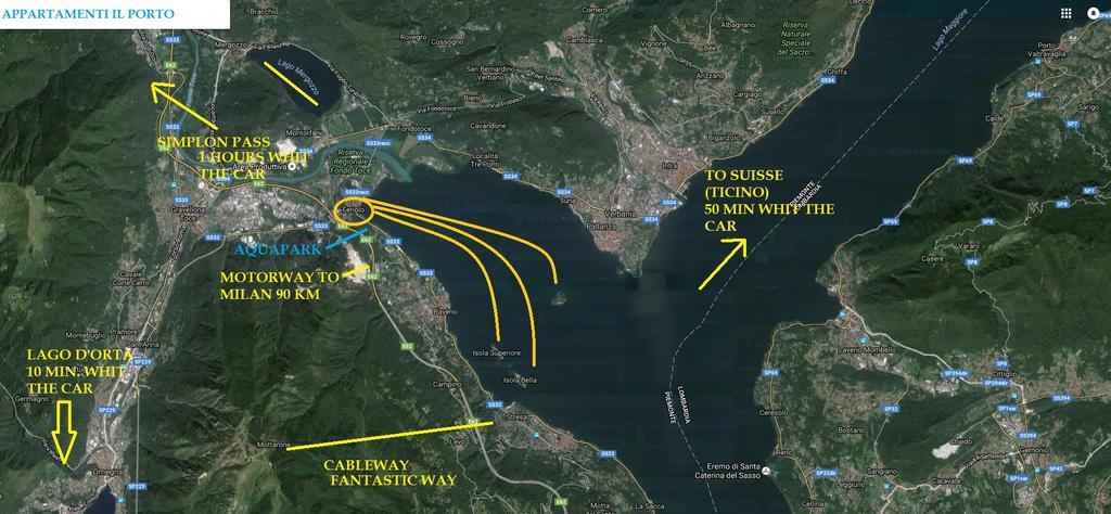 Appartamento Il Porto Baveno Exteriör bild